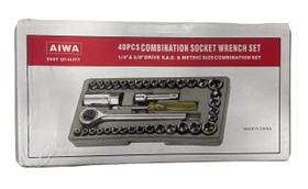 Jogo De Ferramentas 40 Peças Aiwa