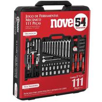 Jogo De Ferramentas C/ 111 Peças Com Maleta Nove54