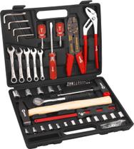 Jogo de ferramentas com 100 peças aço carbono kf100 - Nove54