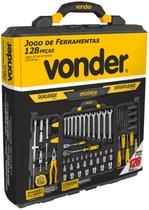 Jogo de Ferramentas com 128 peças Embalagem Fechada Vonder Jogo de Ferramentas com 128 peças Embalagem Fechada Vonder