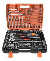 Jogo de ferramentas com 151 peças manual kit chaves profissional com maleta yz-4033 Jogo de ferramentas com 151 peças manual kit chaves profissional com maleta yz-4033