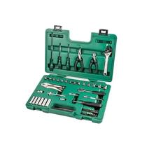 Jogo De Ferramentas com 52PC com Catraca Reversível e 5 Acessórios - SATA-ST09505SJ Jogo De Ferramentas com 52PC com Catraca Reversível e 5 Acessórios - SATA-ST09505SJ
