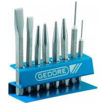 Jogo de Ferramentas de 8 Peças com Talhadeiras, Punções e Saca Pinos - 038.301 - GEDORE