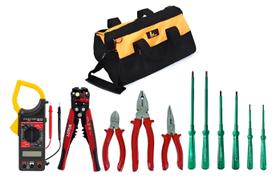 Jogo De Ferramentas Eletricista Com Bolsa De Acordo Nr-10 Jogo De Ferramentas Eletricista Com Bolsa De Acordo Nr-10