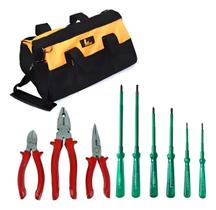 Jogo De Ferramentas Eletricista Isolação 1000v Com Bolsa Jogo De Ferramentas Eletricista Isolação 1000v Com Bolsa