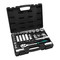 Jogo de ferramentas encaixe 1/2pol., cromo vanadio, maleta plastica, 41pcs // stels Jogo de ferramentas encaixe 1/2pol., cromo vanadio, maleta plastica, 41pcs // stels