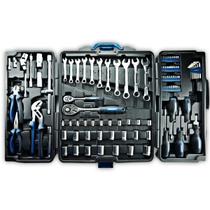 Jogo De Ferramentas Max 106 Peças Menegotti Catraca Reversível Maleta Portátil E Acessórios Diversos Plástico Reforçado Uso Doméstico e Profissional