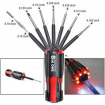 Jogo de Ferramentas Multiuso 8 em 1 com Luz Portátil Jogo de Ferramentas Multiuso 8 em 1 com Luz Portátil