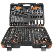 Jogo de Ferramentas Oficina Master com Chaves Combinadas com Catraca 178 Peças
