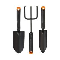 Jogo de Ferramentas para Jardim Fiskars 3 Peças com Cabeças de Aço e Cabo Ergonômico Jogo de Ferramentas para Jardim Fiskars 3 Peças com Cabeças de Aço e Cabo Ergonômico