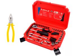 Jogo De Ferramentas Soquetes 1/4 45 Peças Mayle + Brinde