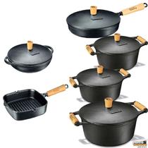 Jogo De Ferro - Panela Mineira - Caçarolas, Parmegiana, frigideira, cook grill Jogo De Ferro - Panela Mineira - Caçarolas, Parmegiana, frigideira, cook grill