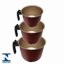 Jogo De Fervedor Antiaderente 3 Peças Jogo De Fervedor Antiaderente 3 Peças