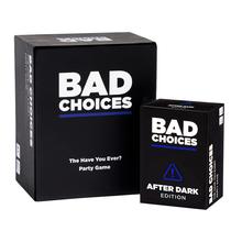 Jogo de festa BAD CHOICES After Dark Edition Set para adultos Jogo de festa BAD CHOICES After Dark Edition Set para adultos