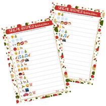 Jogo de festa de Natal DISTINCTIVS Sing Me an Emoji para 25 jogadores Jogo de festa de Natal DISTINCTIVS Sing Me an Emoji para 25 jogadores