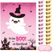 Jogo de festa Faccito Pin The Boo on The Ghost Halloween Jogo de festa Faccito Pin The Boo on The Ghost Halloween