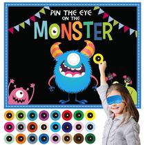 Jogo de festa Happy Storm Pin The Eye on The Monster Halloween Jogo de festa Happy Storm Pin The Eye on The Monster Halloween