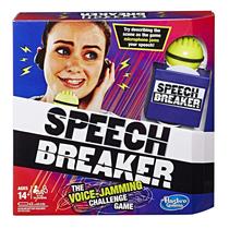 Jogo de festa Hasbro Gaming Speech Breaker com microfone 14+