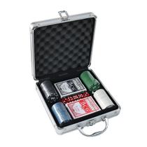 Jogo de fichas para poker numerada na maleta com 100 fichas Jogo de fichas para poker numerada na maleta com 100 fichas