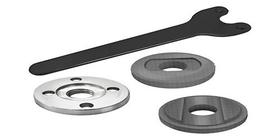 Jogo De Flange Furo 20mm + Chave De Aperto Flange Gws 8-115 / Gws 850 / Gws 7-115