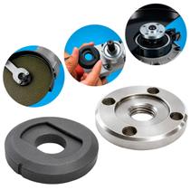 Jogo de Flange para Esmerilhadeira Lixadeira Makita Bosch Black+Decker Vonder Skil