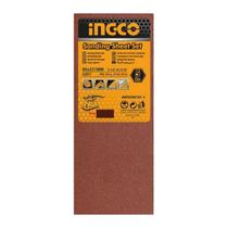 Jogo De Folhas De Lixa 90X231Mm (P80 E P120) - 5 Peças Ingco