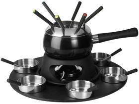 Jogo De Fondue Carrossel 23 Peças Ramequins Panela Colheres Garfos Doméstico Profissional Hauskraft Jogo De Fondue Carrossel 23 Peças Ramequins Panela Colheres Garfos Doméstico Profissional Hauskraft