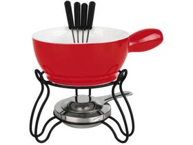 Jogo de Fondue de Cerâmica Lausanne 700 ML e com 8 Peças