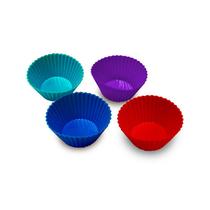 Jogo de Forma para Cupcake em Silicone - Ke Home Jogo de Forma para Cupcake em Silicone - Ke Home