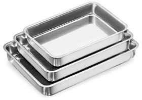 Jogo de forma retangular quadrada baixa 3 peças