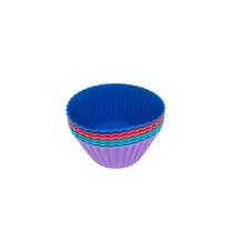 Jogo De Forma Silicone Cupcake C/6 Confeitu Jogo De Forma Silicone Cupcake C/6 Confeitu