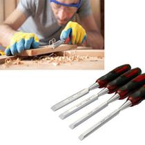 Jogo De Formão com 4 Peças P/ Madeira Cabo Ergonômico Olho De Tigre Mtx Jogo De Formão com 4 Peças P/ Madeira Cabo Ergonômico Olho De Tigre Mtx