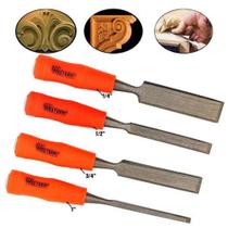 Jogo de formão com 4 peças western