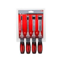 Jogo de Formão Olho de Tigre com 4 Peças - MTX-244329