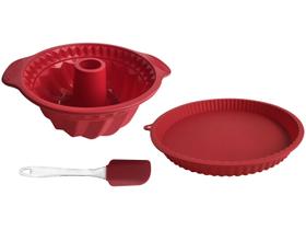 Jogo de Formas de Silicone Brinox Glacê 3 Peças Jogo de Formas de Silicone Brinox Glacê 3 Peças