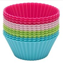 Jogo de Formas p/ Muffins Redondo c/12pcs Mimo Style sn11231