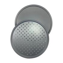 Jogo De Formas Para Pizza Antiaderente 32,5Cm 2 Peças Jogo De Formas Para Pizza Antiaderente 32,5Cm 2 Peças