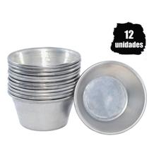 Jogo de Forminhas Aluminio empada N7 - Kit 12 unidades - ASC