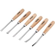 Jogo de formões para escultura com 6 peças VONDER