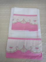 Jogo De Fralda Bordada 2 Peças