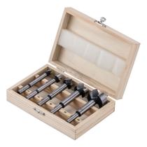 Jogo de fresa forstner para madeira, haste cilindrica, 10-15-20-25-35mm, 5pcs // sparta Jogo de fresa forstner para madeira, haste cilindrica, 10-15-20-25-35mm, 5pcs // sparta
