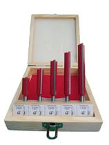 Jogo De Fresa Reta Longa Para Tupia Haste 6Mm Luthier Copia