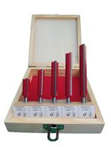 Jogo de fresa reta longa para tupia haste 6mm luthier