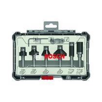 Jogo de fresas haste 1/4" 6pc - Bosch 2607017470