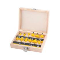 Jogo De Fresas Para Madeira Com 12 Peças Vonder