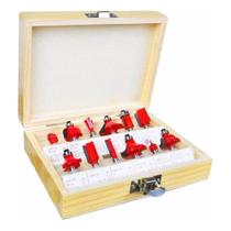 Jogo de Fresas para Tupia 12 Peças ROCAST 910001