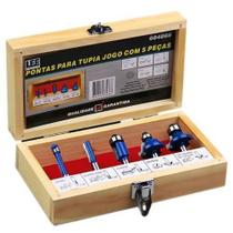Jogo de Fresas para Tupia com 5 Peças Azul 684866 Lee Tools