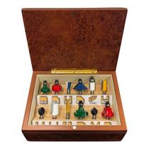 Jogo de Fresas Para Tupia Haste 6mm com 12 peças Makita A-87921 Jogo de Fresas Para Tupia Haste 6mm com 12 peças Makita A-87921