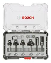 Jogo De Fresas Tupia Para Madeira 6mm Kit Com 6 Peças Bosch Jogo De Fresas Tupia Para Madeira 6mm Kit Com 6 Peças Bosch