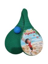 Jogo De Frescobol/Beach Tennis Verde